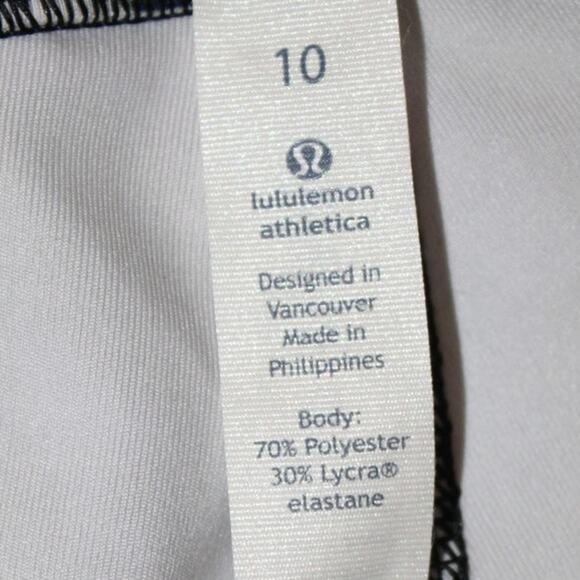 Lululemon Blooming Pixie Leggings Abstract Print Women Size 10 - Picture 5 of 5